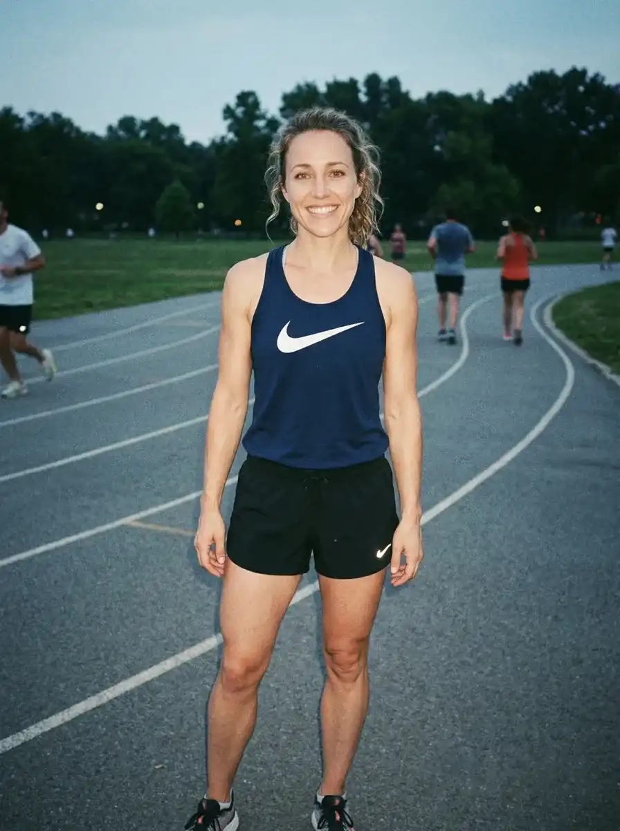 Mono Lisa running a marathon